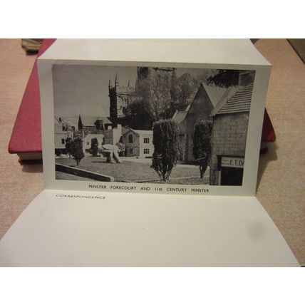 THE MODEL TOWN of WIMBORNE, WIMBORNE MINSTER, DORSET unused paper lettercard #