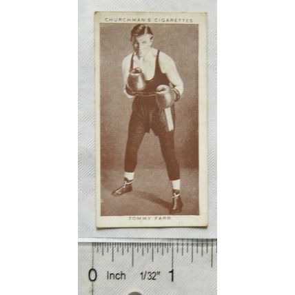 1938 Churchmans Boxing Personalities No. 15 Tommy Farr