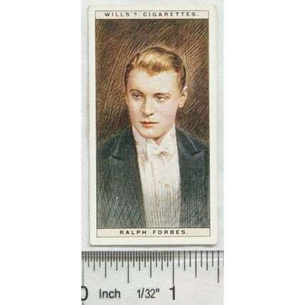 1928 Wills Cinema Stars 1st No. 12 Ralph Forbes