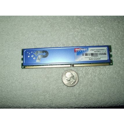 PATRIOT MEMORY 1GB RAM PC3200 PEP1G3200LL