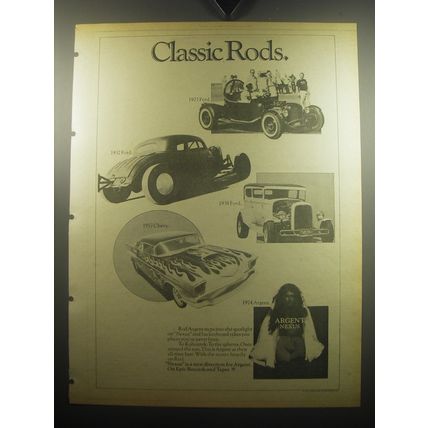1974 Rod Argent Nexus Album Ad - Classic Rods