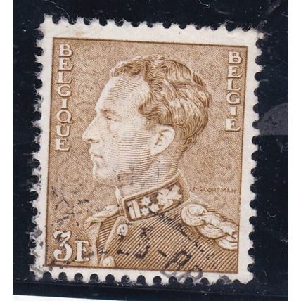 Belgium 1951 King Leopold 111 3f Fine Used SG 770 VGC