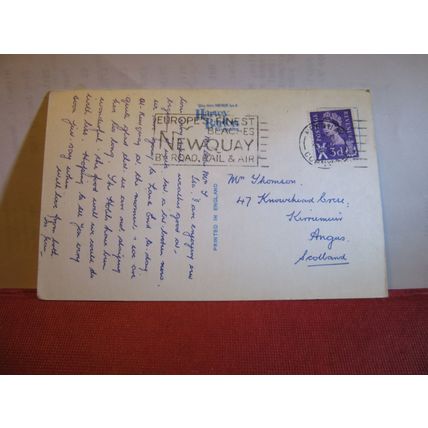 CHEDDAR GORGE, SOMERSET used vintage postcard by Harvey Barton 1968 pm #