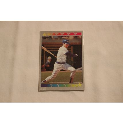 Ryne Sandberg 1989 Topps FOIL Sticker NO. 155 Stickerback Andres Galarraga