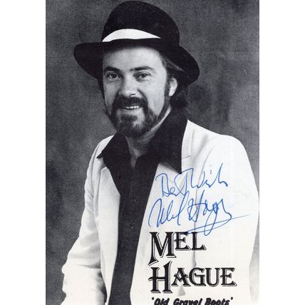 Mel Hague Country & Western Signer Vintage Cropped Hand Signed Photo