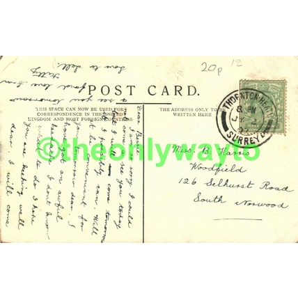 Henley Bridge (2), Oxon, Postcard 1907