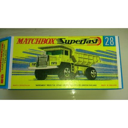Matchbox No28 - Mack Dumper Truck -