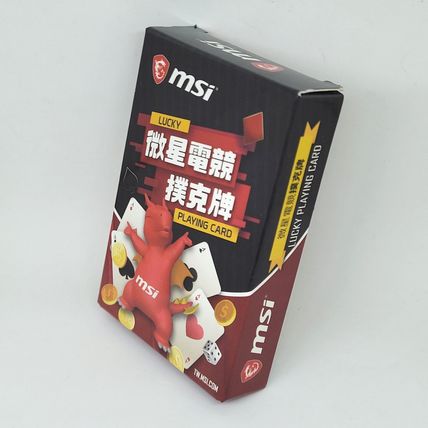 MSI Gaming Dragon Lucky Playing Cards - New Unused
