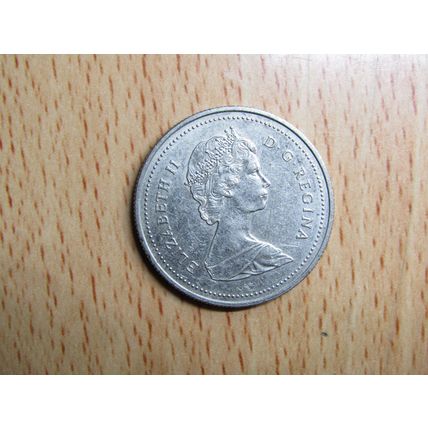 1986 Queen Elizabeth ll 50 Cents Canada Coin