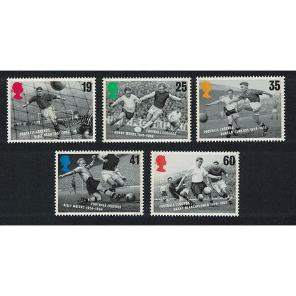 Great Britain European Football Championship 5v 1996 MNH SG#1925-1929