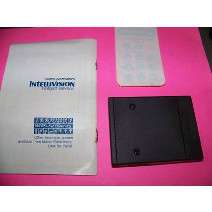 USED!! INTELLIVISION HOCKEY, BOWLING, POKER, TENNIS AND BASEBALL GAMES, FREE SH!