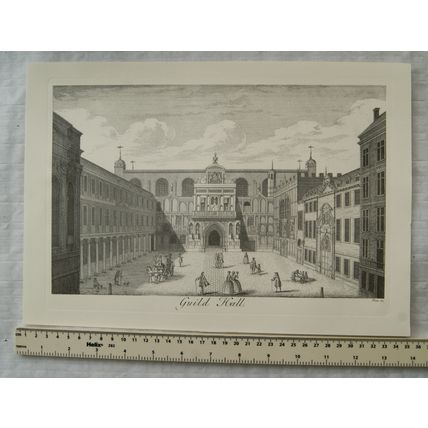 Engraving The Guild Hall London