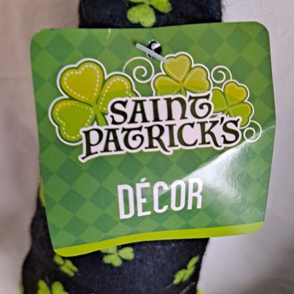 New Lot 2 PLUSH ST PATRICK'S DAY 13" GNOMES Bean Bag Greenbrier Decor Felt