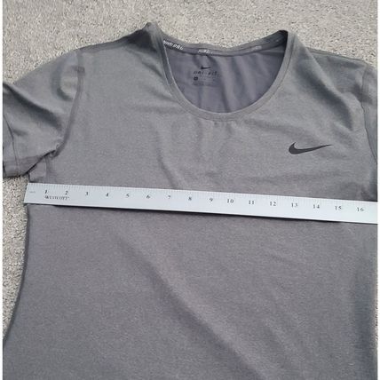 Womens Nike Dri-Fit XL T-Shirt Workout Training Shirt Gray