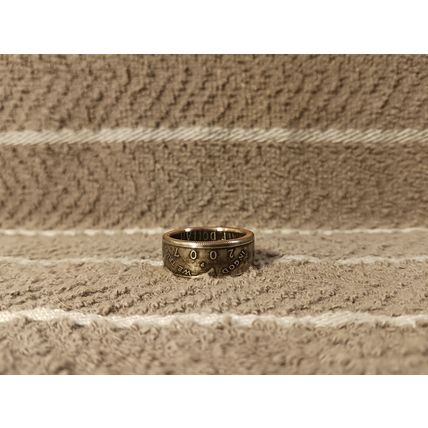 2007 Kennedy Half Dollars size 10 coin ring handmade mixed metals