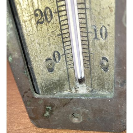 Vintage Philadelphia Phila Thermo Co Brass Steampunk Thermometer Boiler 180