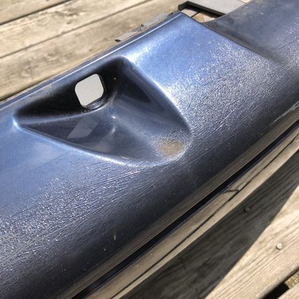 Volvo S70 V70 417 Blue Front Bumper W/ Support Bar