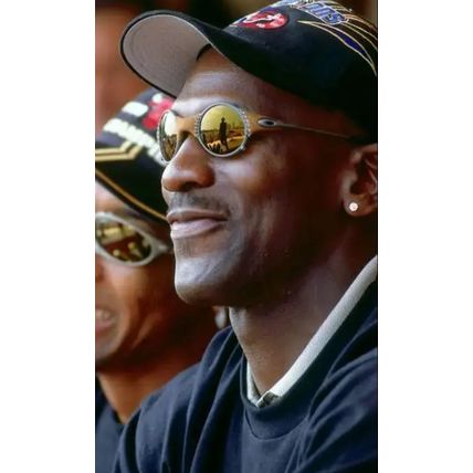 HCS Retro X-Metal Mars Sunglasses Gold Lenses