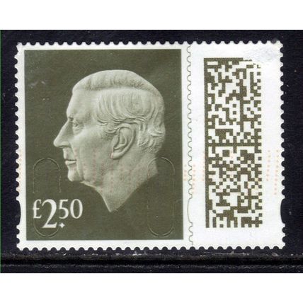 GB 2024 KC 3rd £2.50 Gooseberry Green Machin Used SG V5026 ( J1116 )