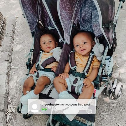 Delta Children LX Side by Side Stroller - with Recline, Storage & Compact Fold,