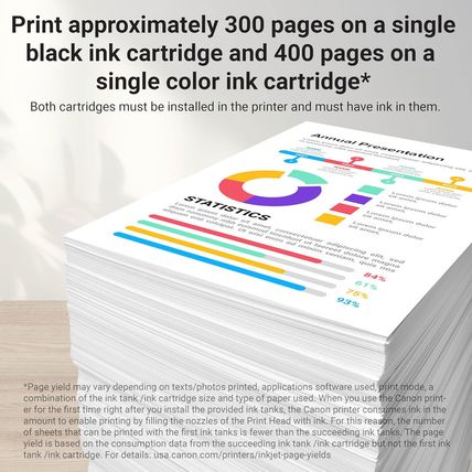 Canon PG-240 XL / CL-241 XL Genuine Ink Value Pack (2 Cartridges) with 50-Sheet