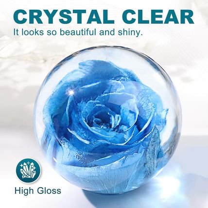 LET'S RESIN 1 Gallon Epoxy Resin Kit with Color Pigment, Crystal Clear & No Bubb