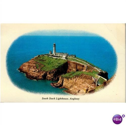 Colourmaster Postcard 1980 - South Stack Lighthouse, Anglesey, Wales - CM AN494