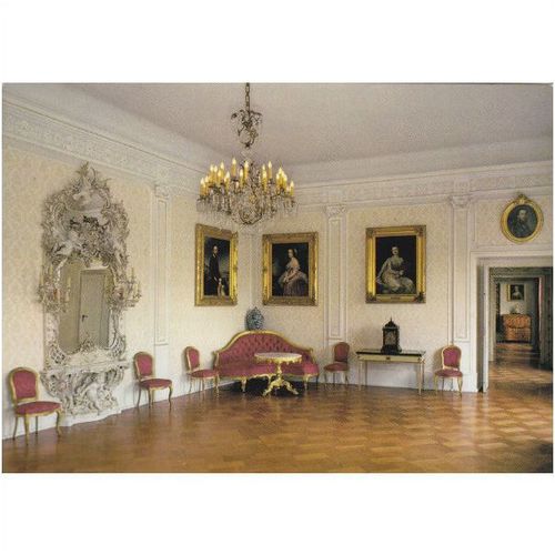 Colour Postcard - Elizabeth Salon Furstliches Residenzschloss Detmold Germany