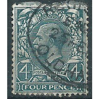 1912 SG378 4d Deep Grey-Green Watermark Royal Cypher Fine Used OLDHAM CDS (rems)