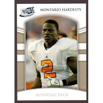 2010 Press Pass PE Blue #23 Montario Hardesty - NM-MT