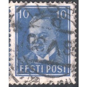 Estonia 1936 - SG118 - 10p blue - President Konstantin Pats - used