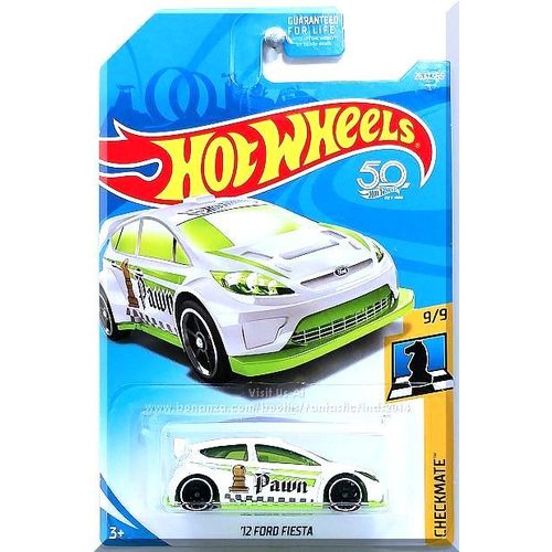 Hot Wheels - '12 Ford Fiesta: Checkmate #9/9 - #263/365 (2018) *White Edition*