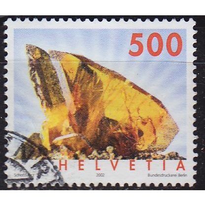 SCHWEIZ SWITZERLAND [2002] MiNr 1809 A ( O/used ) Mineralien