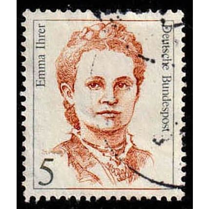 Germany 1989 Bundespost Famous Women 5Pfg Used Stamp.