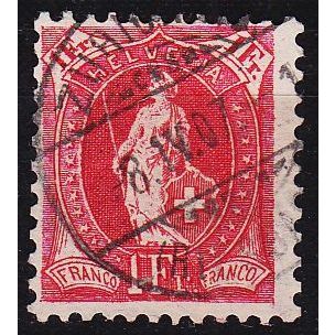 SCHWEIZ SWITZERLAND [1905] MiNr 0079 Ca ( O/used ) [01]