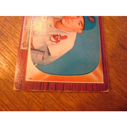 1955 Bowman, ART HOUTTEMAN, Indians #144