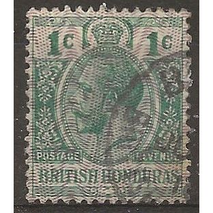 British Honduras 1915 SG111 1c Green Fine Used
