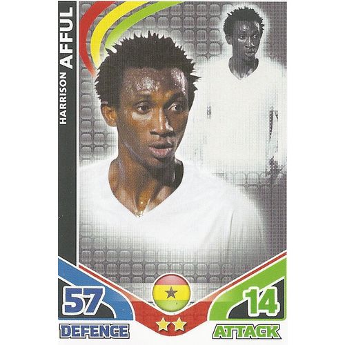 Match Attax - World Cup 2010: Ghana - Defender, Afful