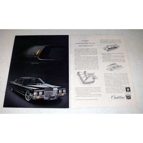 1971 Cadillac Fleetwood Sixty Special Brougham Car Ad!