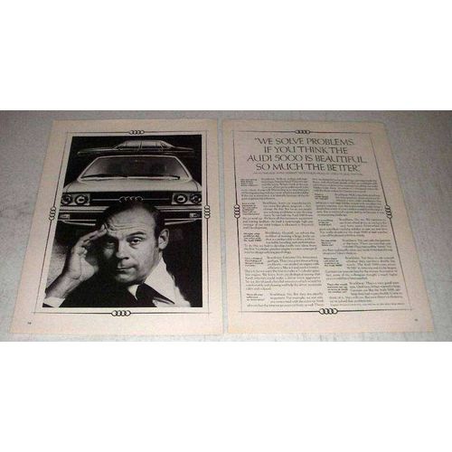 1978 Audi 5000 Car Ad - We Solve Problems