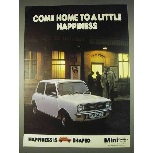 1978 Austin Mini Ad - Come Home to A Little Happiness