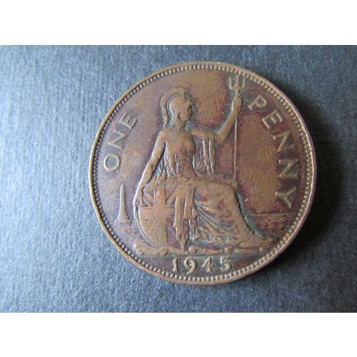 1945 GEORGE VI ONE PENNY FREE POST. AAL