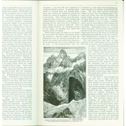 The Ascent of Mount Hayden, Grand Teton: 1872. Langford..1->29 lots of 10 copies