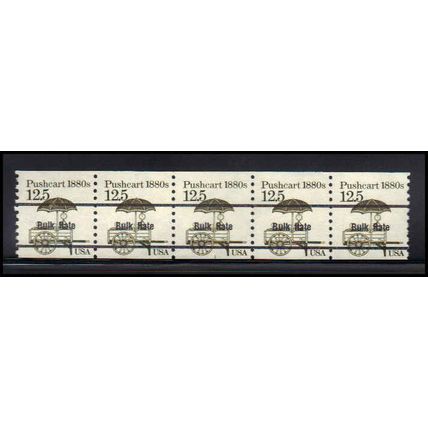 2133a 12.5c Pushcart Fine MNH Dry Gum PNC 1/5 X2156