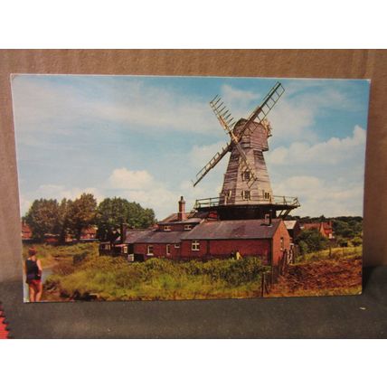 THE OLD WHITE WINDMILL, RYE, EAST SUSSEX unused postcard Colourmaster =