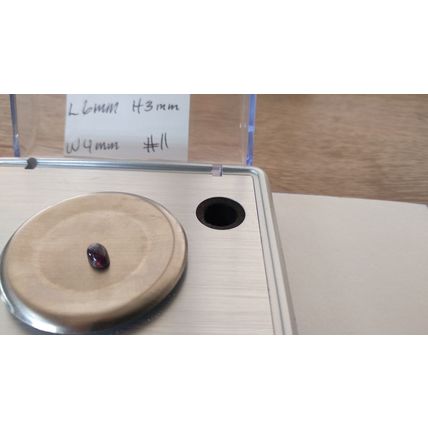 Natural Ethiopian Black welo fire opal oval gemstone for jewelry 0.425 CTW #11