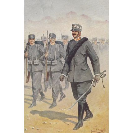 R Esercito Italy Royal Army Fanteria Military Uniform Postcard