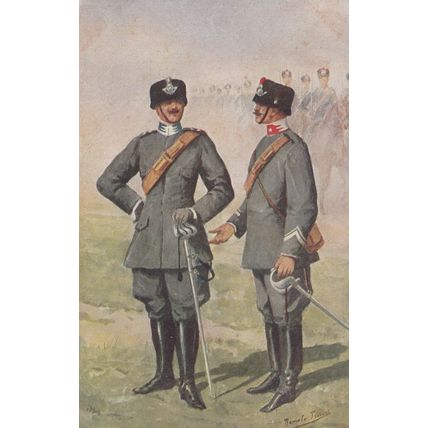 R Egercito Royal Italian Army Cavalleggeri Italy Military Uniform Postcard