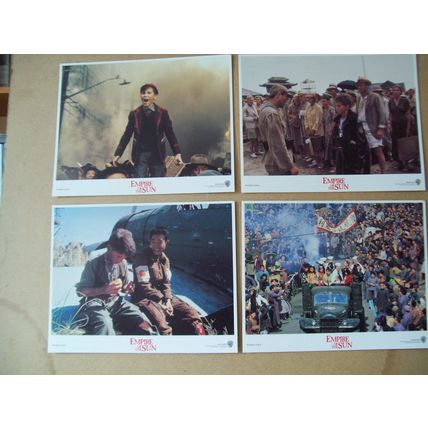 Cinema EMPIRE OF THE SUN Christian Bale, John Malkovich Lobby Card Set (8)