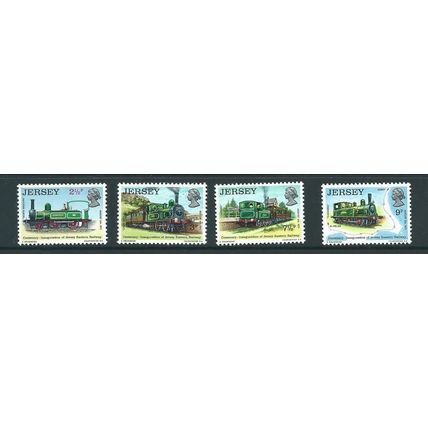 jersey stamps sg93 railway set sg 93